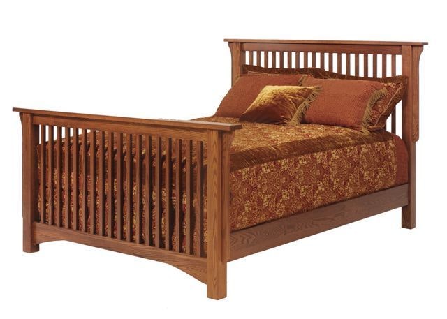 Mission Slat Bed From DutchCrafters Amish Furniture