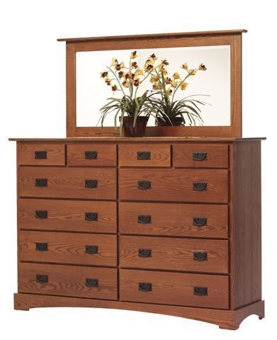 Kelsey Mission 66" High Dresser From DutchCrafters Amish Furniture