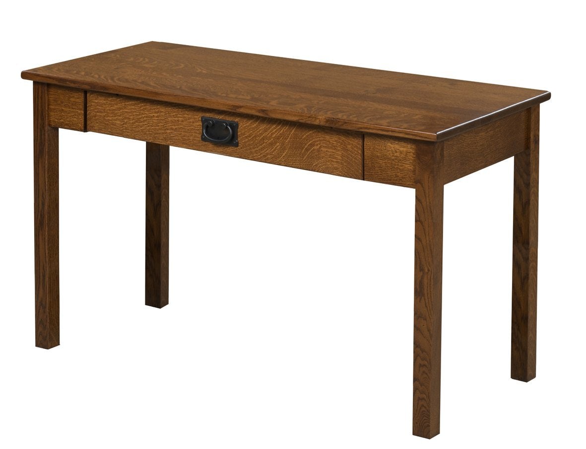 Small white oak wood 36 writing desk quick ship from dutchcrafters