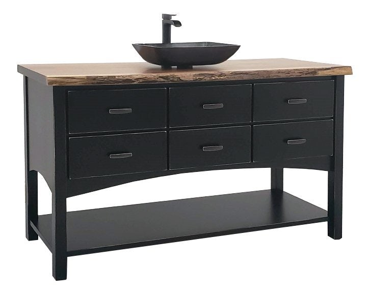 The Campbell 59" FourDrawer Bathroom Vanity Without Top