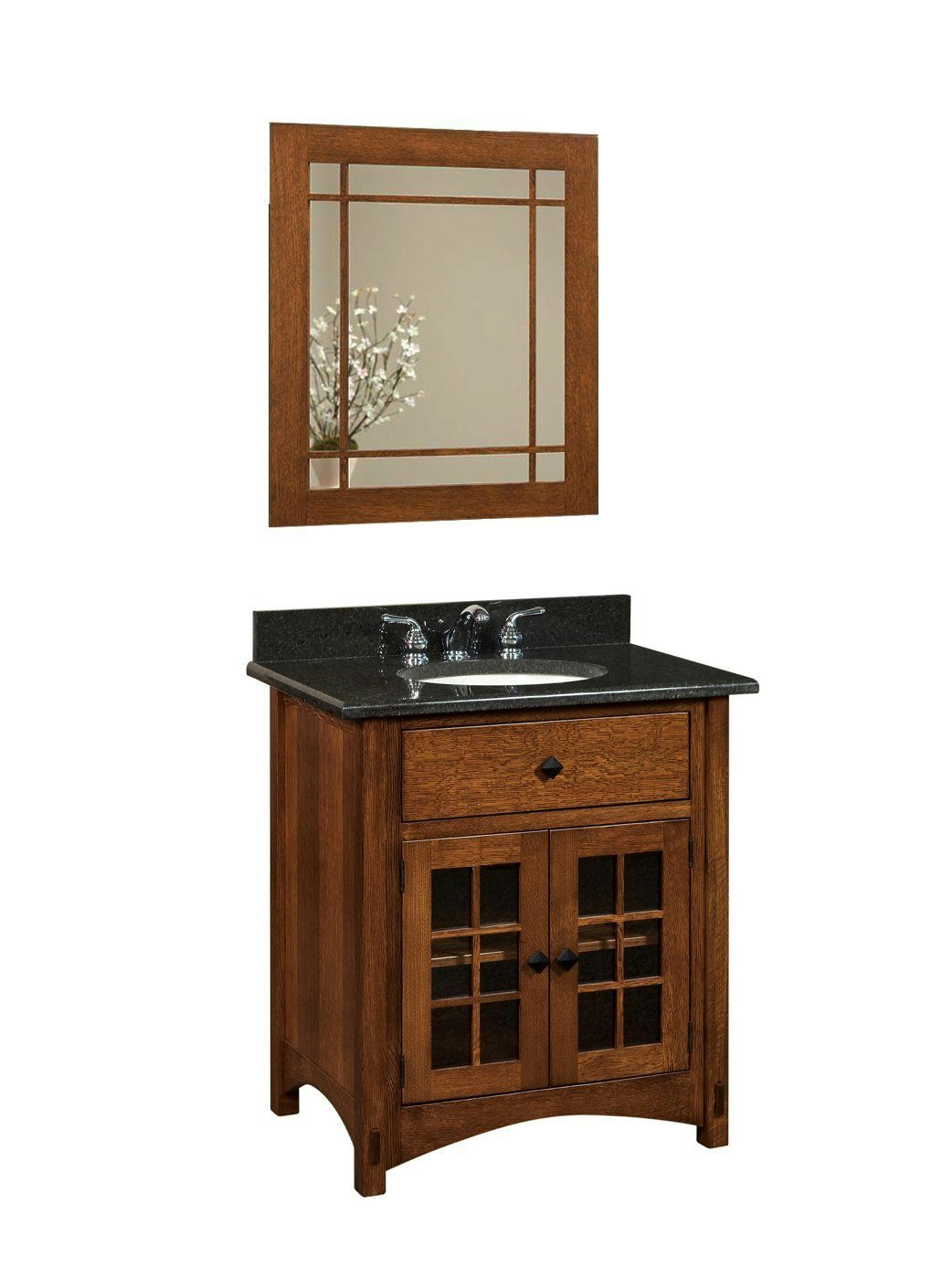 Norfolk TwoPiece 33" Bathroom Vanity Set by DutchCrafters Amish