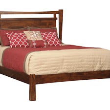 Modern Rustic Panel Bed from DutchCrafters Amish Furniture