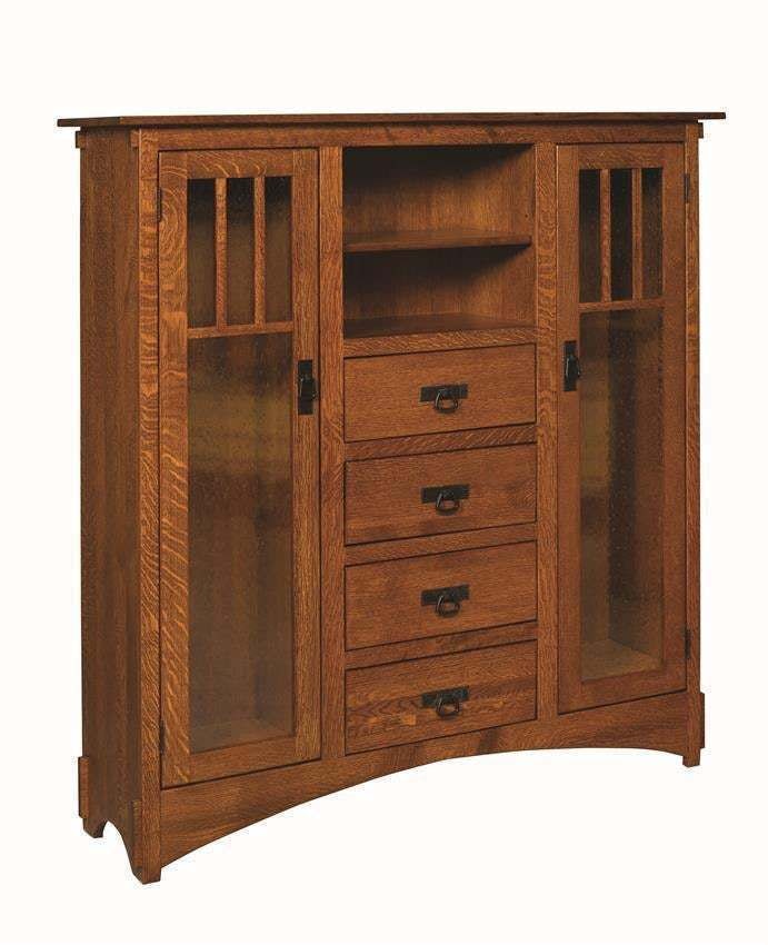 Mission Display Bookcase From Dutchcrafters Amish Furniture