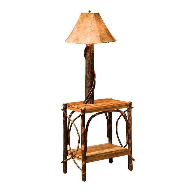 Floor Lamp Table from DutchCrafters Amish Furniture