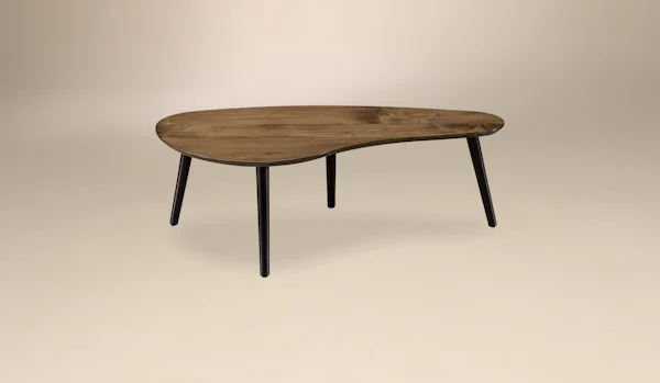 Amish-Made Kidney-Shaped Coffee Table | DutchCrafters