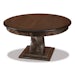 Modern Round Single Pedestal Coffee Table from DutchCrafters Amish
