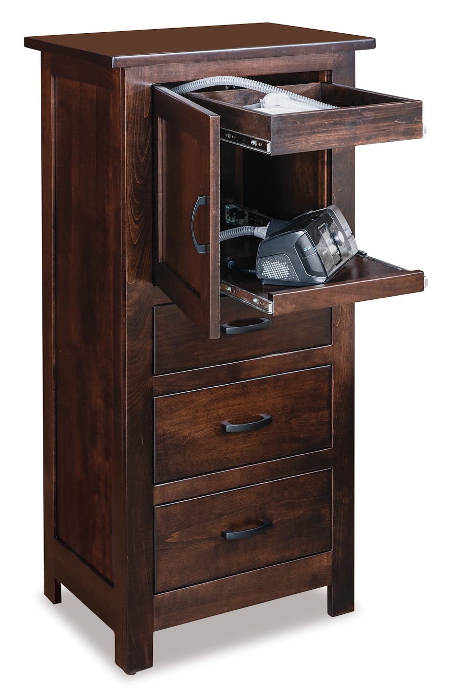 CPAP Nightstand with from DutchCrafters Amish Furniture