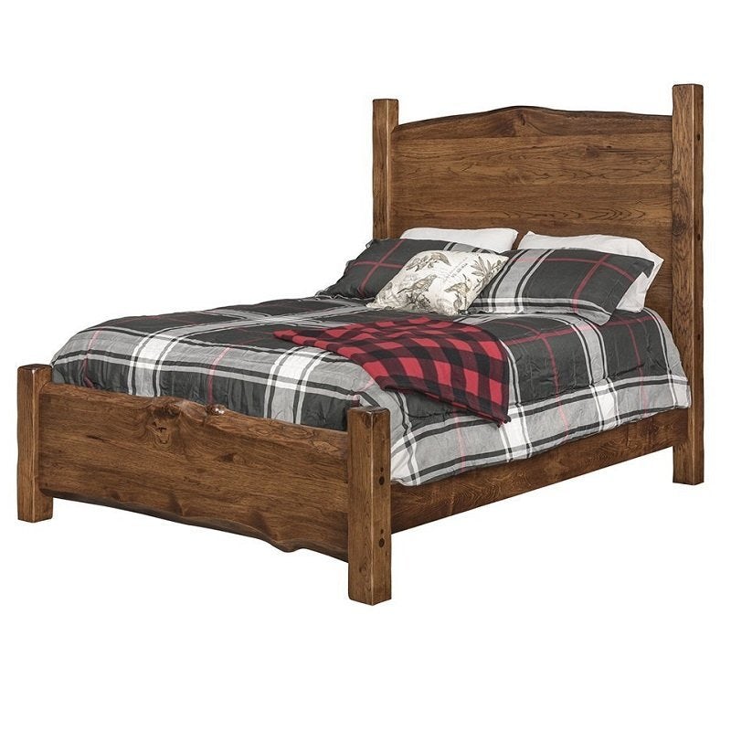 Cross Lake Live Edge Headboard Only from DutchCrafters Amish Furniture