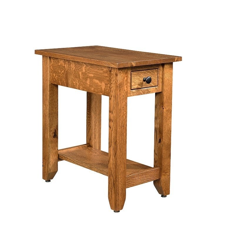 Modern Mission Chairside Table from DutchCrafters Amish Furniture