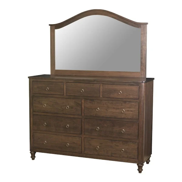 60‑Inch Tall Drawer Dresser With Mirror Add On | DutchCrafters