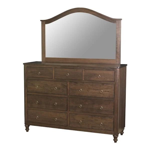 60‑Inch Tall Drawer Dresser With Mirror Add On | DutchCrafters