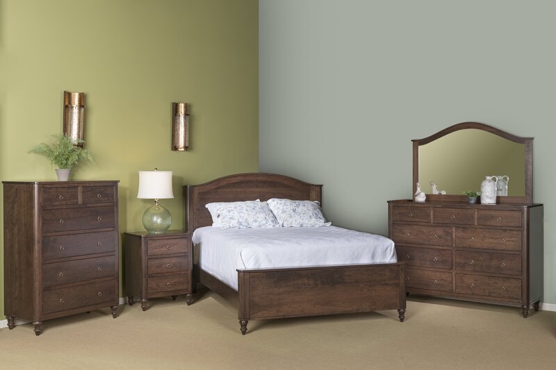 60‑Inch Tall Drawer Dresser With Mirror Add On | DutchCrafters