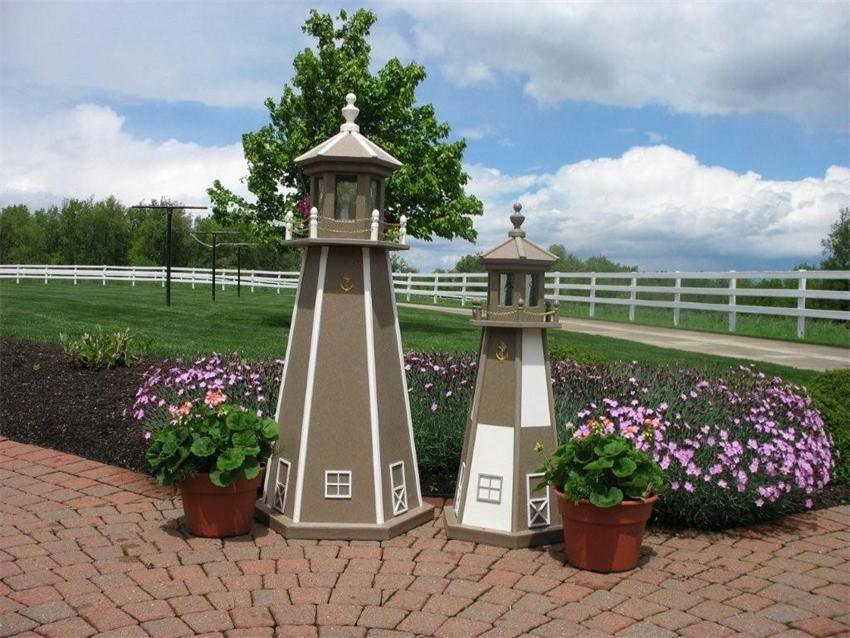Standard Poly Garden Lighthouse by Dutchcrafters Amish Furniture