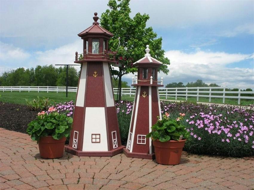 Standard Poly Garden Lighthouse by Dutchcrafters Amish Furniture