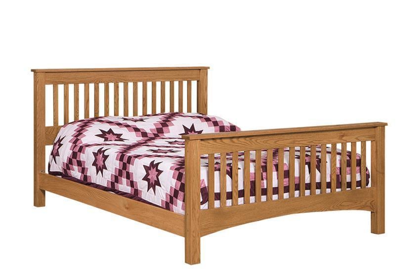 Picket Slat Shaker Bed From Dutchcrafters Amish Furniture